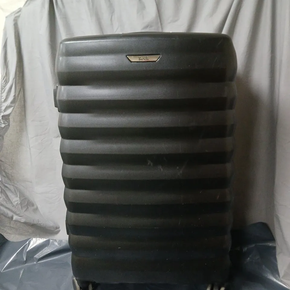3PC ROCK BERLIN TROLLEY CASE IN BLACK 