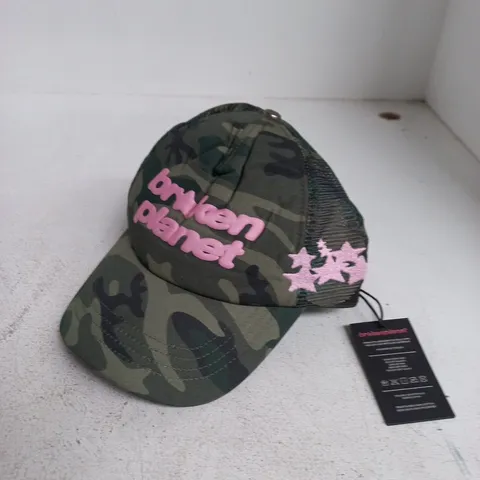 STAR CAMO TRUCKER HAT ADJUSTABLE – GREEN STAR CAMO 