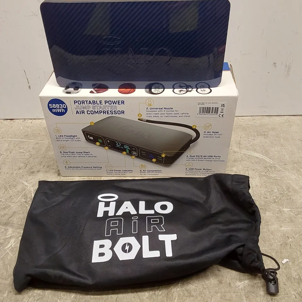 BOXED HALO BOLT AIR 58830 PORTABLE CHARGER 