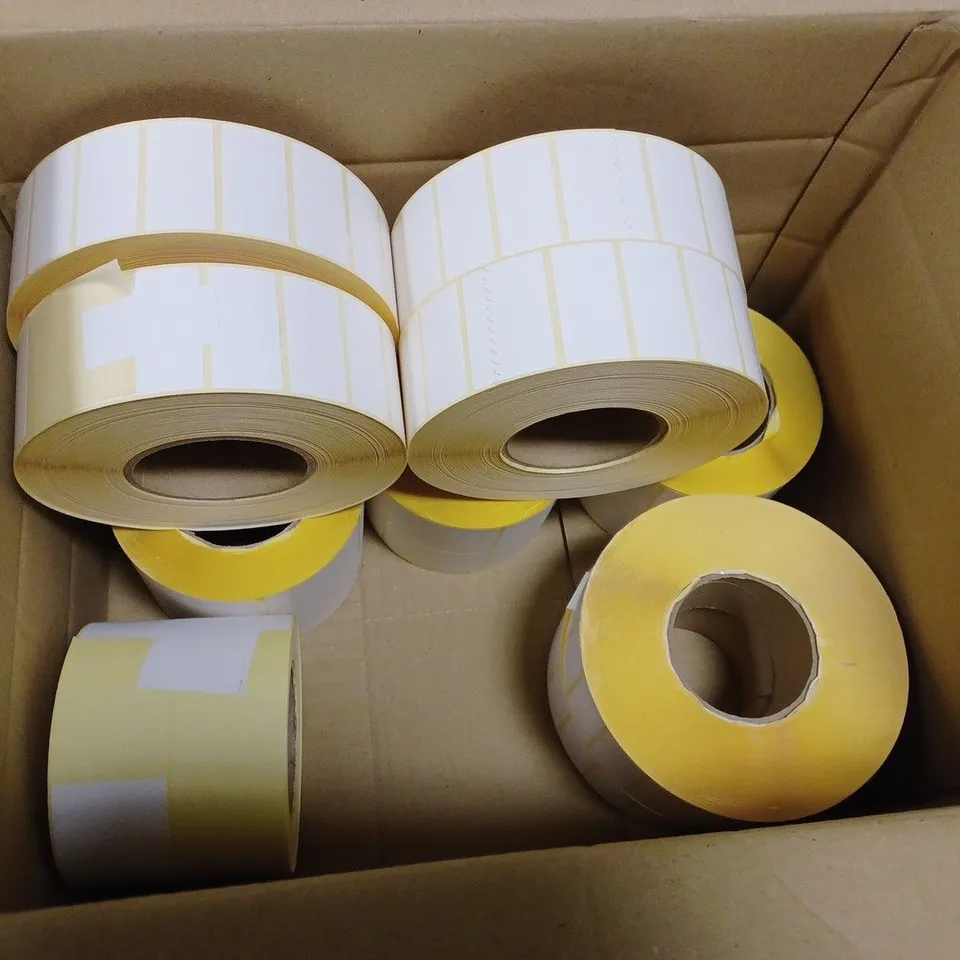 LOT OF 18 ROLLS OF LABELS - VARIOUS SIZES / COLLECTION ONLY