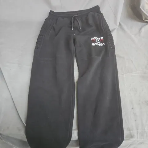 BLACK ZAVETTI CANADA JOGGER PANTS SIZE M