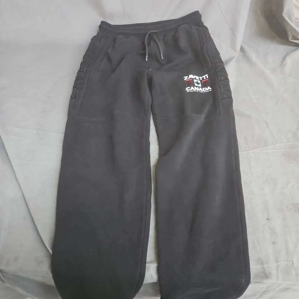 BLACK ZAVETTI CANADA JOGGER PANTS SIZE M