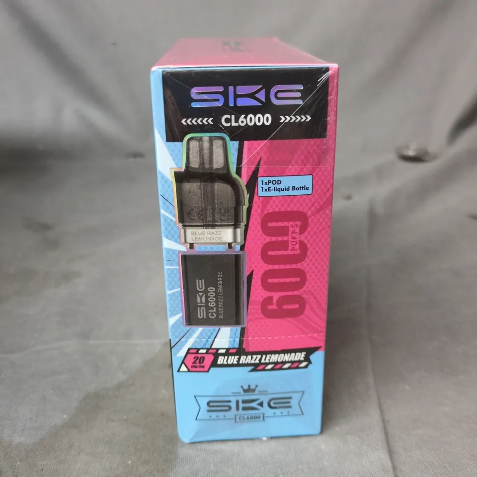 TOTE OF APPROXIMATELY 25 ASSORTED ELECTRONIC CIGARETTE ITEMS TO INCLUDE:  SIKE CL6000 POD REFILLS 