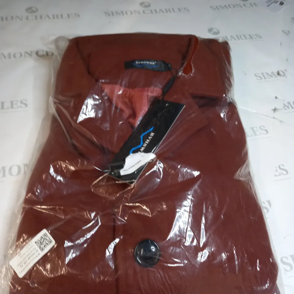 RVHSWDS DARK RED LONG WINTER COAT 