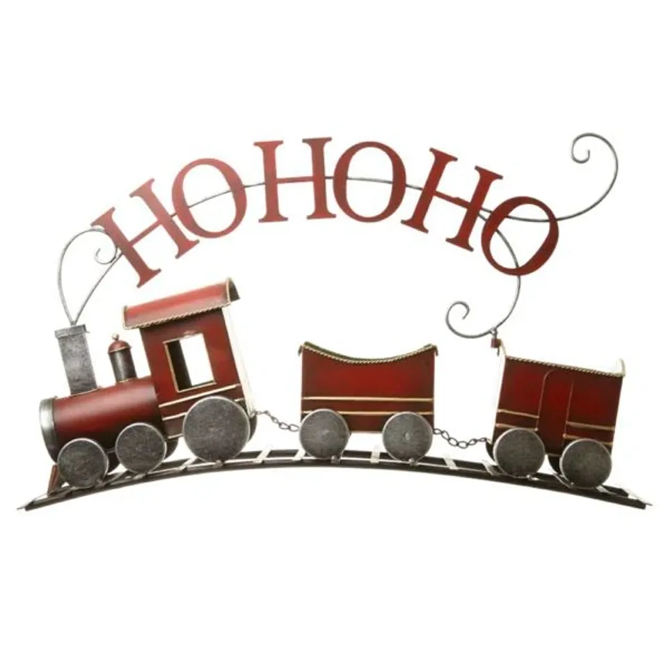 BOXED HO HO HO CHRISTMAS TRAIN
