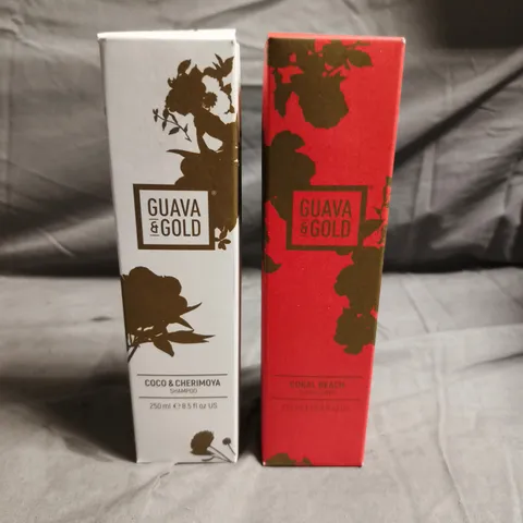 GUAVA & GOLD COCO & CHERIMOYA SHAMPOO 250 ML + CORAL REACH CONDITIONER 250 ML