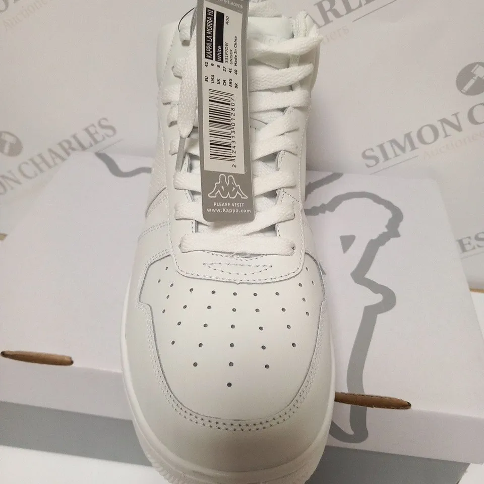 BOXED KAPPA LA MORRA HI SN32 WHITE SIZE 8