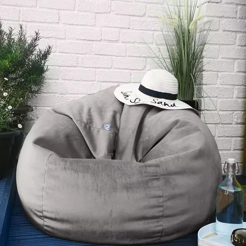 RUCOMFY SLOUCHBAG VELVET BEANBAG - COLLECTION ONLY 