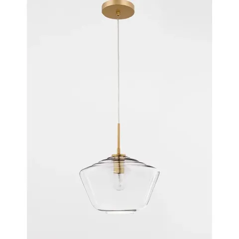 BOXED FUHRMAN 1-LIGHT SCHOOLHOUSE PENDANT LIGHT