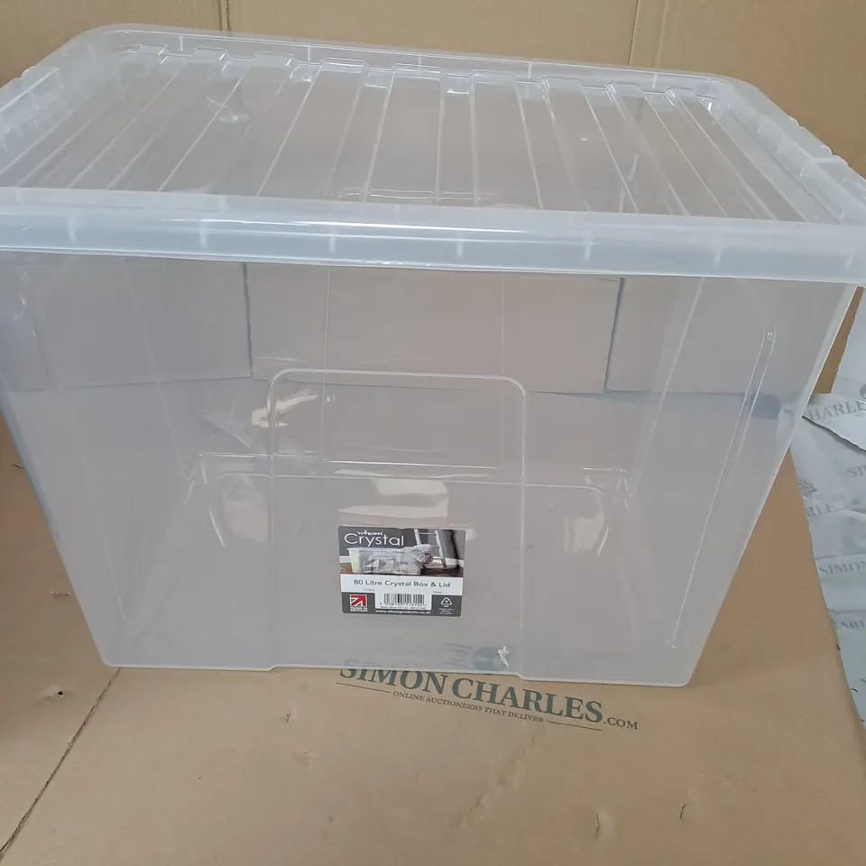 WHAM CRYSTAL 80 LITRE CRYSTAL BOX AND LID