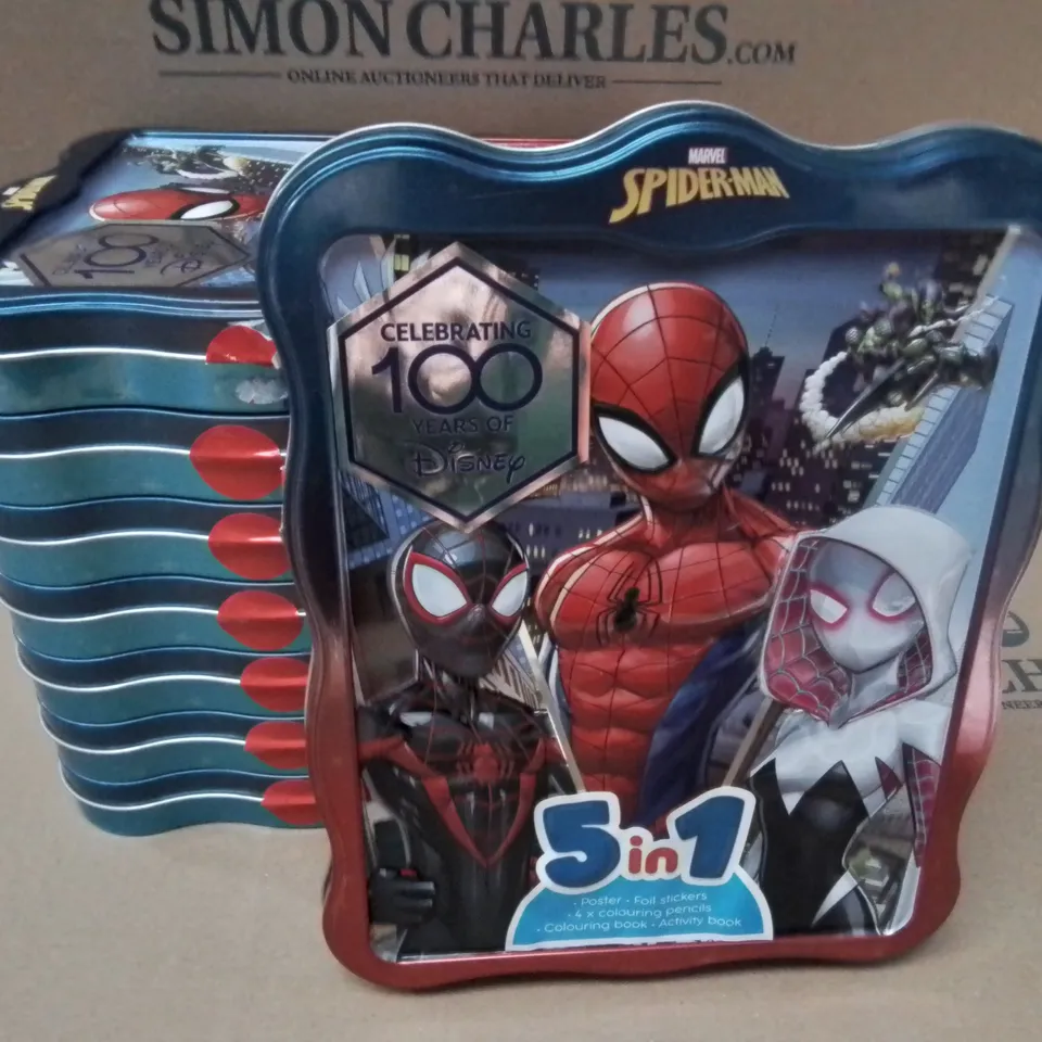 LOT OF 8 MARVEL SPIDERMAN 5IN1 ACTIVITY SETS