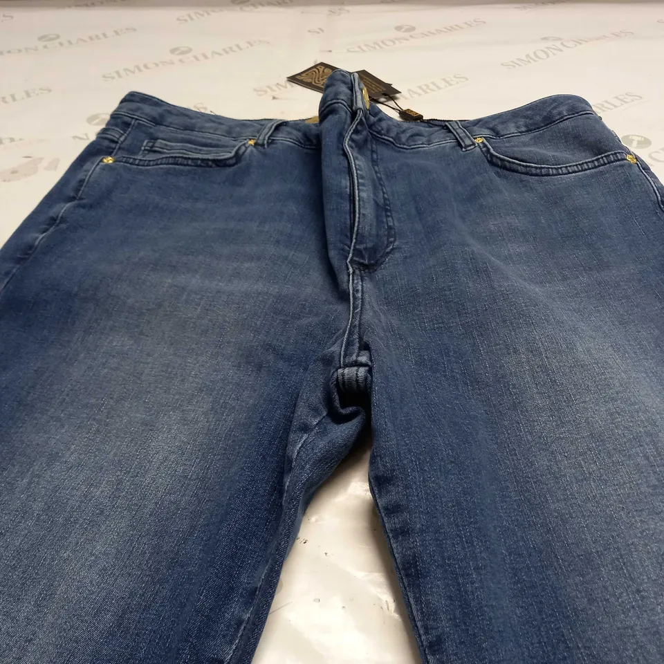 BIBA STEVIE BLUE DENIM JEANS - SIZE 18R