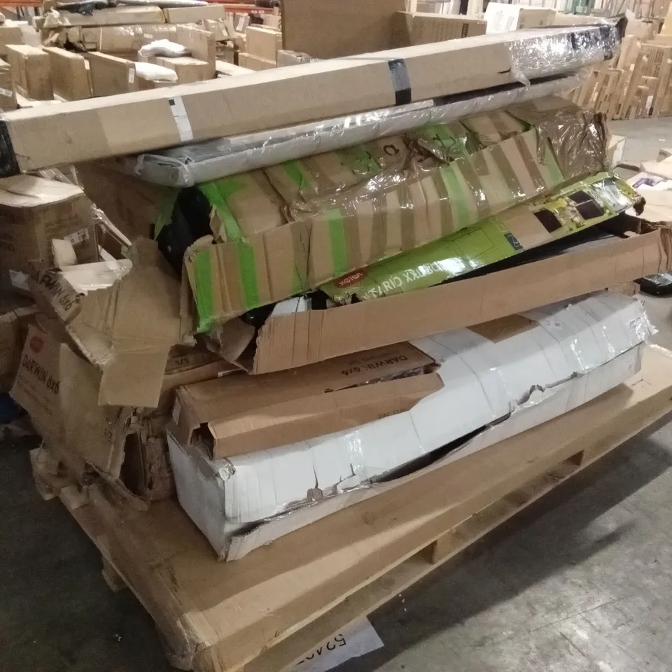 PALLET OF ASSORTED FURNITURE PARTS AND PIECES