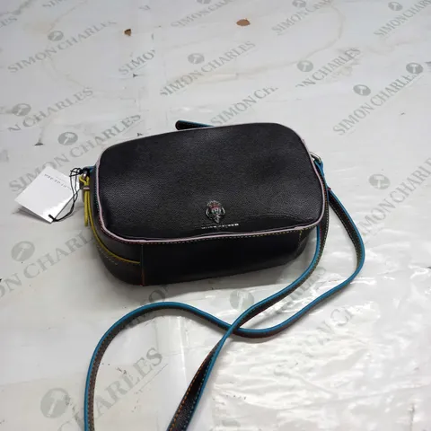 KURT GEIGER BLACK STRAPPED BAG
