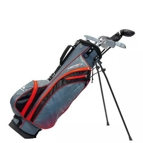 BOXED LONGRIDGE VECTOR+ MENS 8PC LEFT HANDED SET - BLACK/GREY