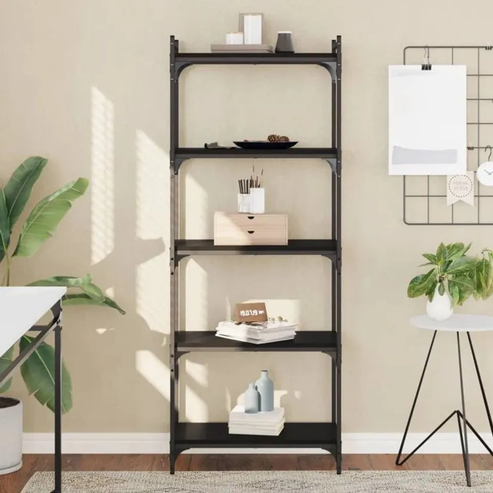 A BOXED ADANIEL METAL STANDARD BOOKCASE 