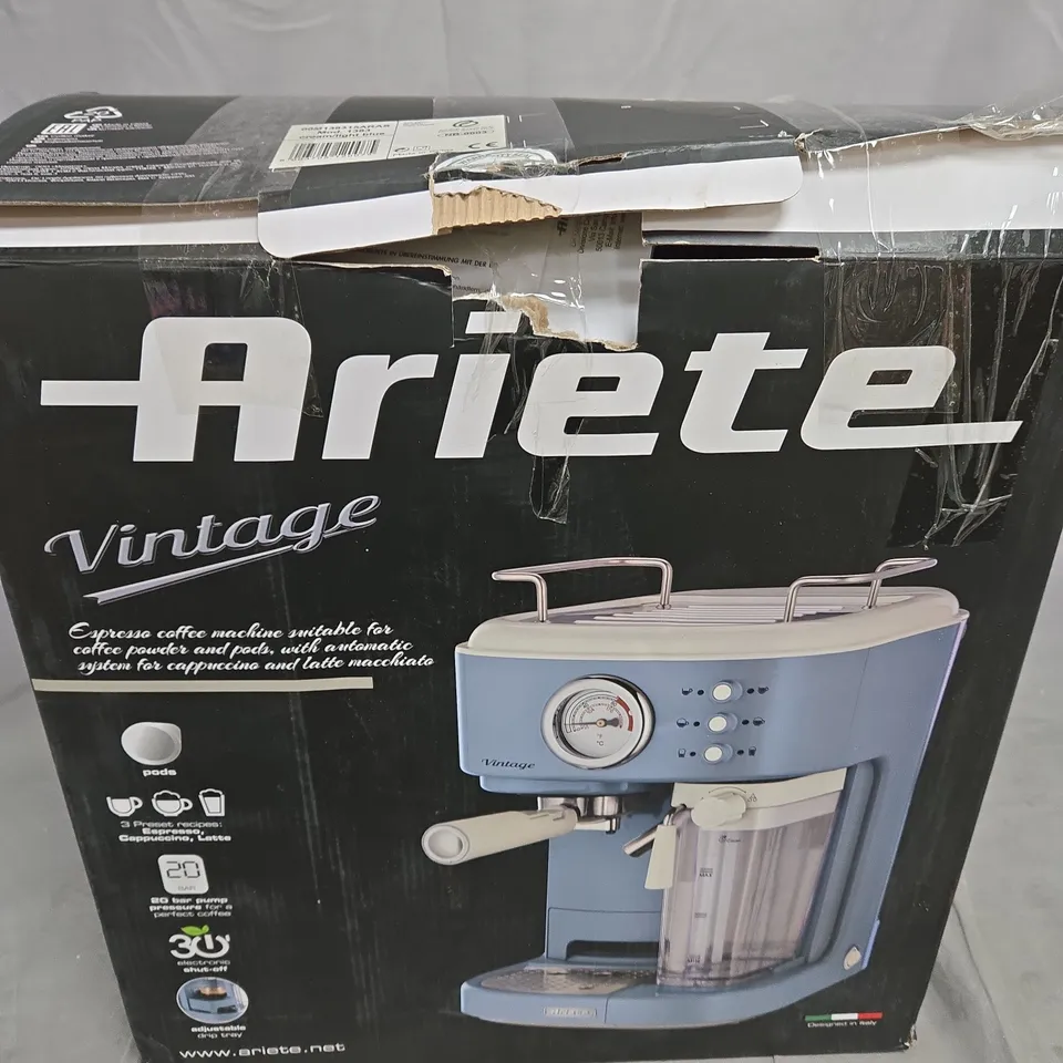 ARIETE VINTAGE ESPRESSO COFFEE MACHINE 