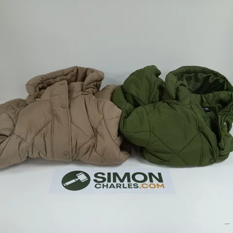 APPROXIMATELY 10 CENTIGRADE MID LENGTH PUFFER COATS
