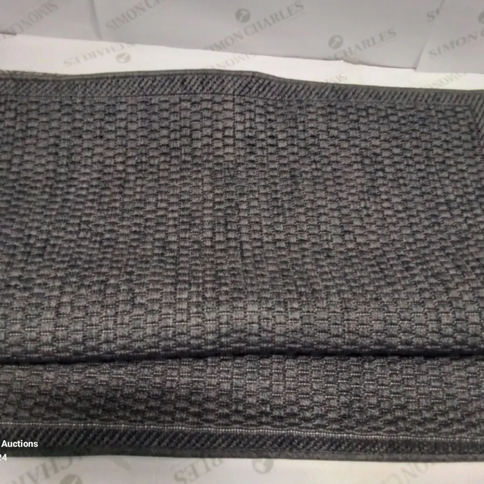 BRAND NEW BAGGED PACO HOME 125 TIMBER RUG IN NAVY - 80 X 150CM