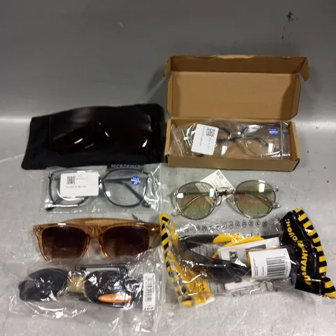 APPROXIMATELY 20 ASSORTED GLASSES/SUNGLASSES IN VARIOUS DESIGNS