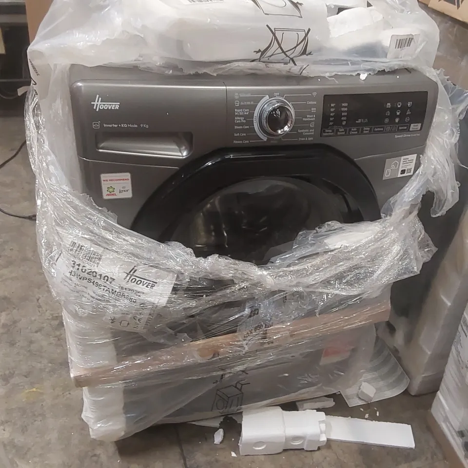 HOOVER H3WPS496TAMBR680 9KG 1400 WASHING MACHINE - GRAPHITE