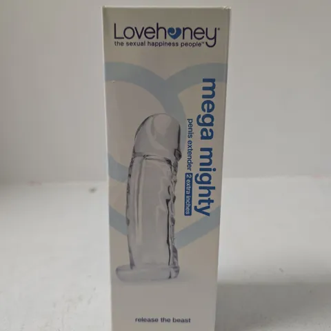 SEALED LOVEHONEY MEGA MIGHTY PENIS EXTENDER – 2 EXTRA INCHES