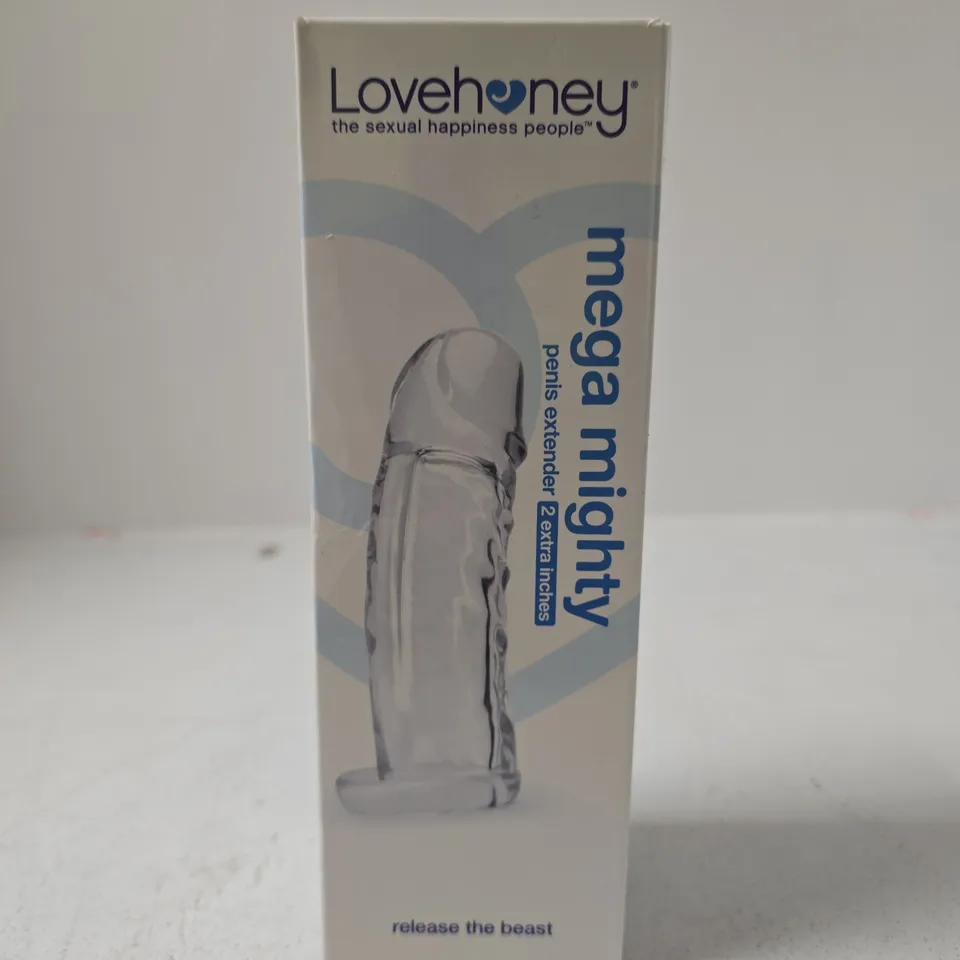 SEALED LOVEHONEY MEGA MIGHTY PENIS EXTENDER – 2 EXTRA INCHES