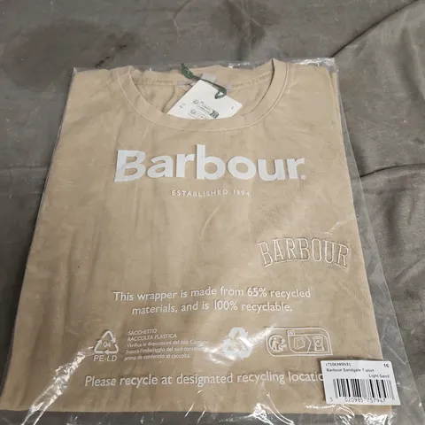 BARBOUR SANDGATE T-SHIRT β LIGHT SAND (MEN'S, SIZE 16, BARBOUR)