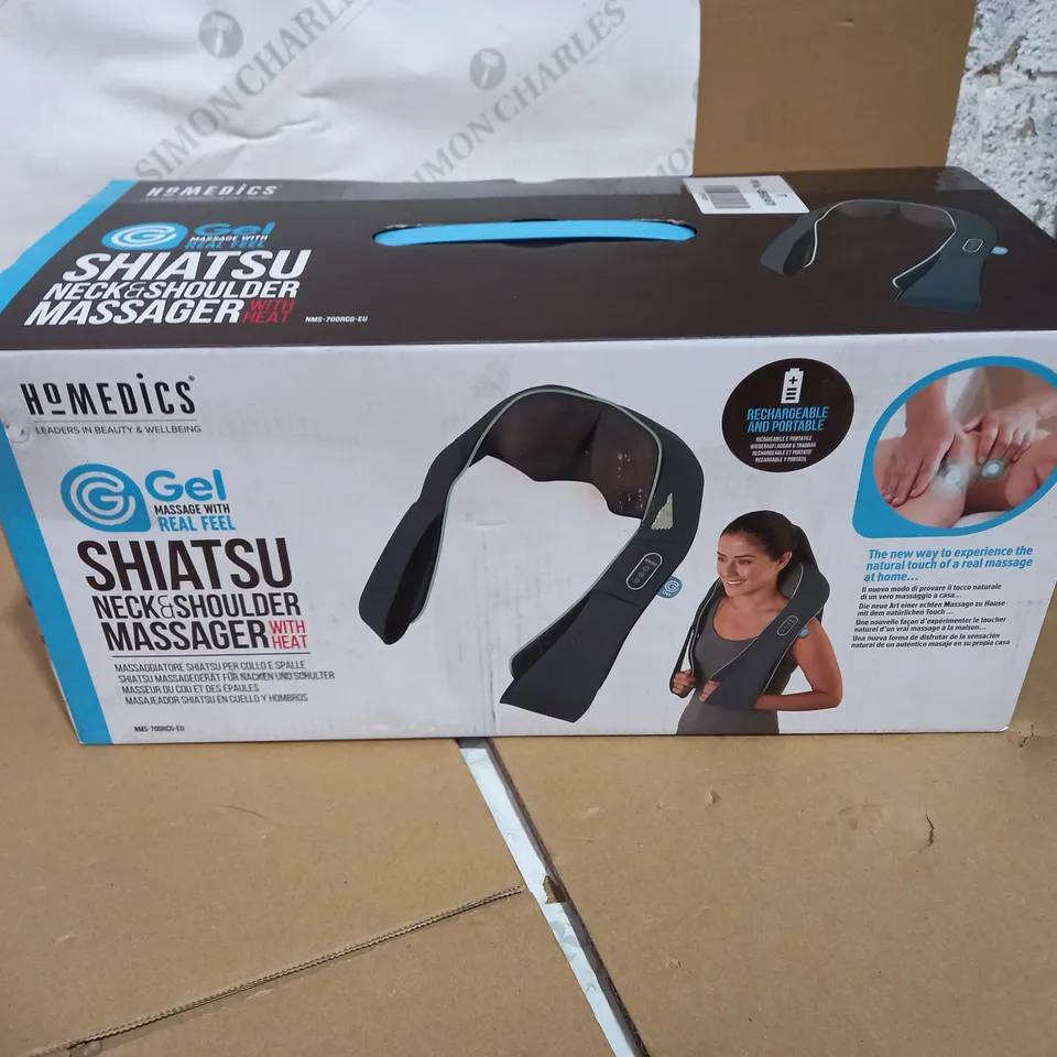 BOXED HOMEDICS SHIATSU NECK AND SHOULDER MASSAGER 