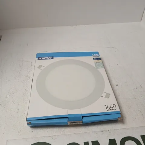 STATUS LED ROUND CEILING PANEL LIGHT – 18W, 1440 LUMENS