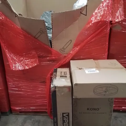PALLET OF ASSORTED HOUSEHOLD GOODS AND PRODUCTS TO INCLUDE;SUITCASE,CEILING LIGHT,CLOTHES RACK