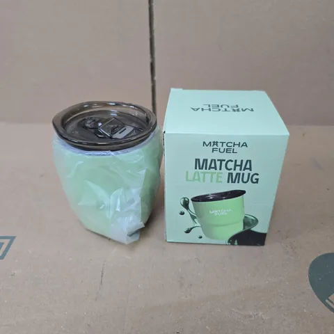 MATCHA LATTE MUG WITH LID – MINT GREEN