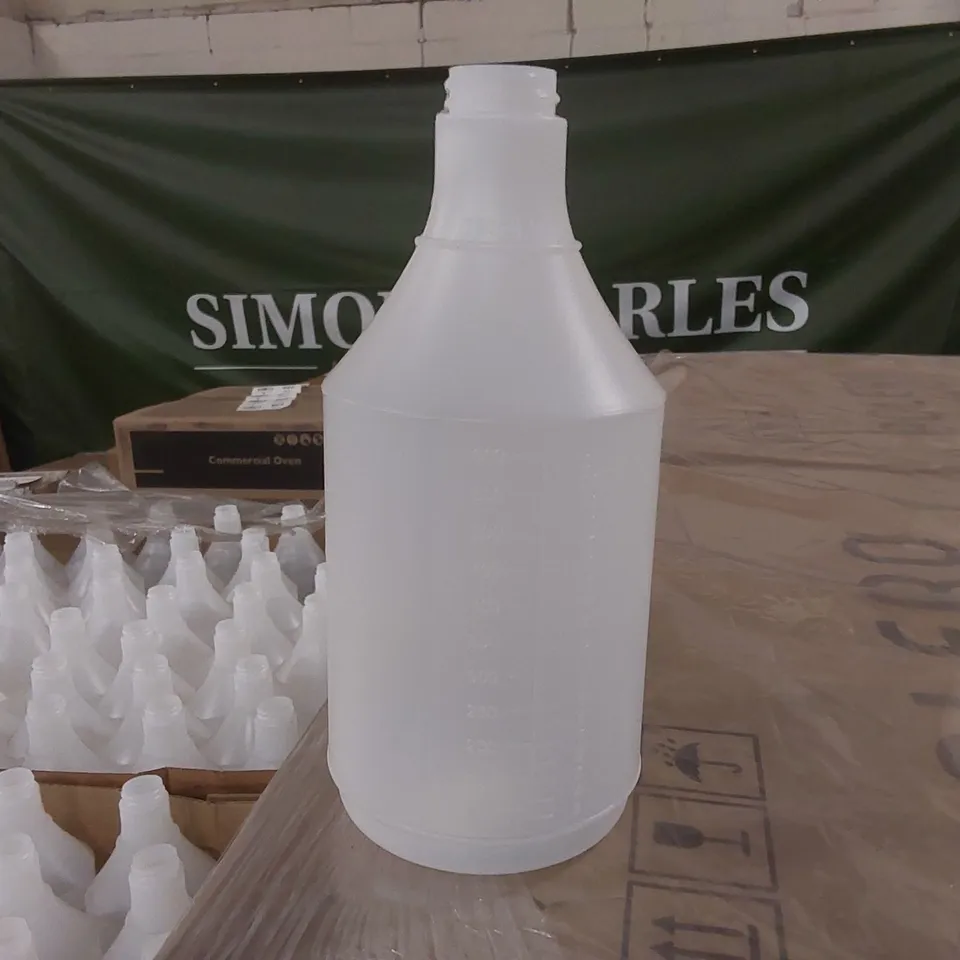 PALLET CONTAINING A VERY LARGE QUANTITY OF BRAND NEW 750ML SPRAY BOTTLES - NO TOPS
