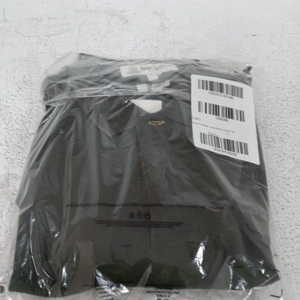 BARBOUR ESSENTIAL LONG SLEEVE SPORTS POLO - XL