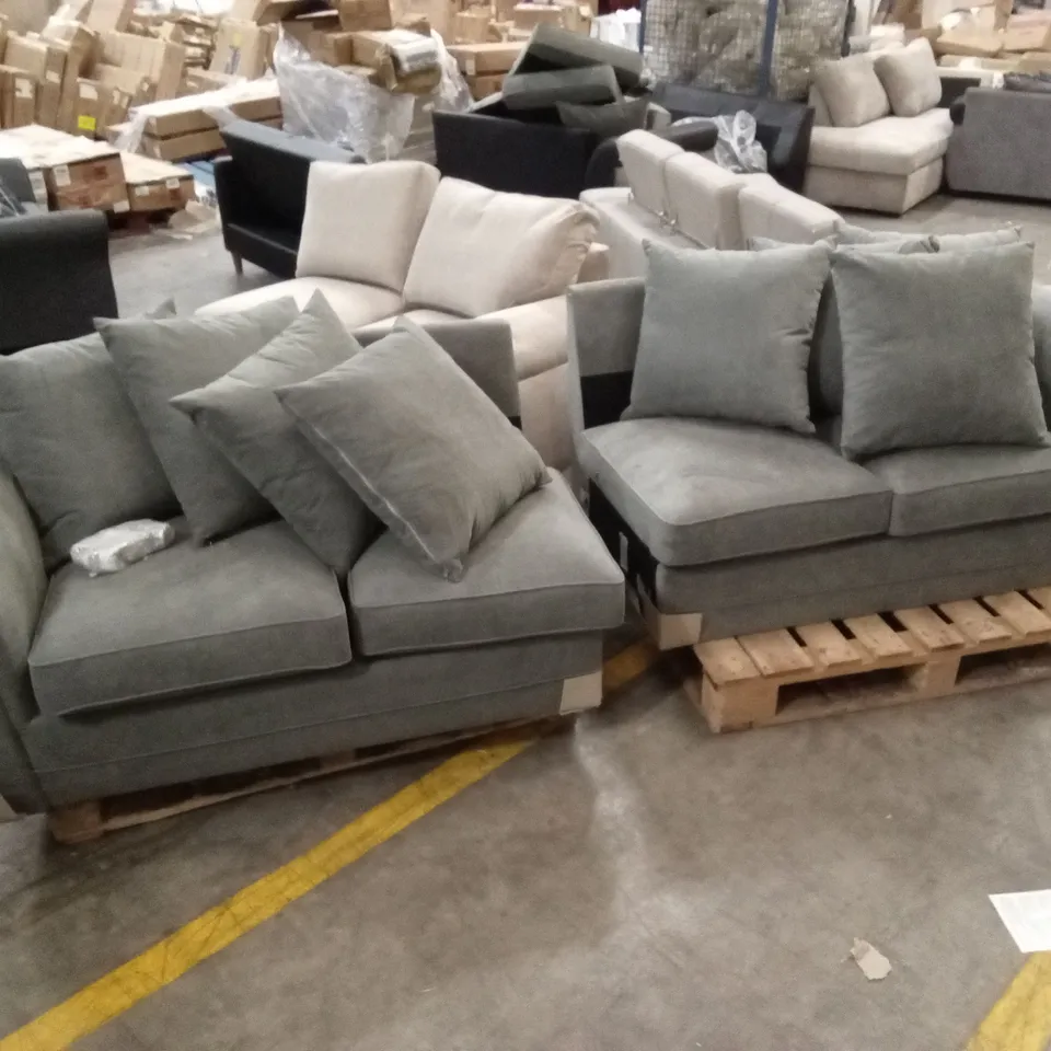 2 X DURY FABRIC CORNER SOFA PARTS/PIECES - MISSING CORNER SECTION