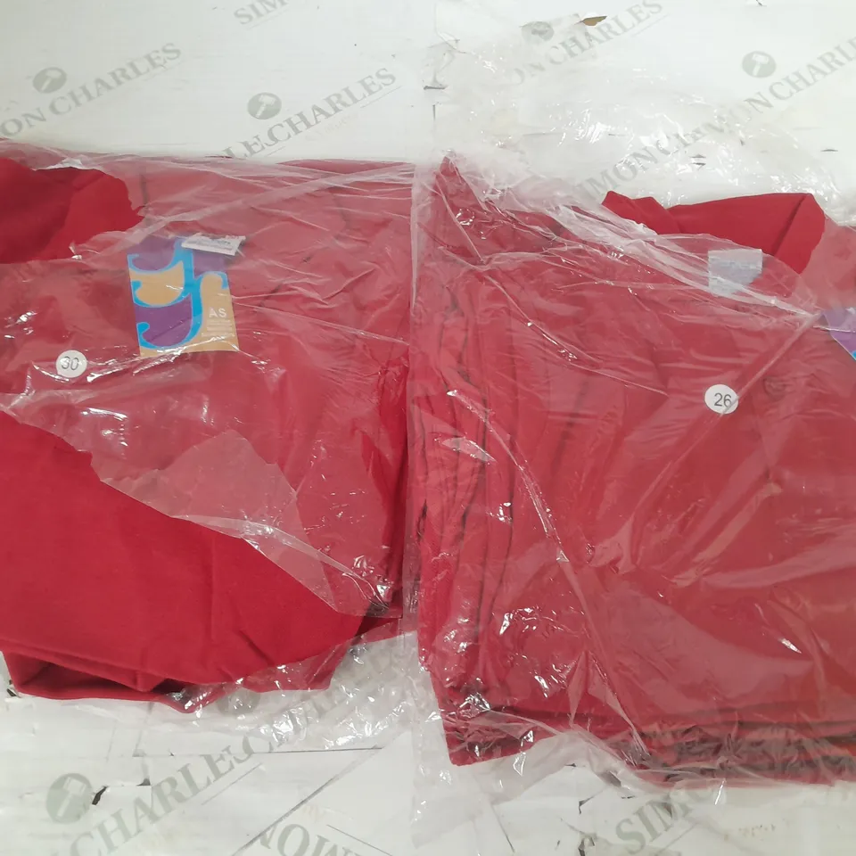 SET OF APPROX 12 AKIF STYLES SCHOOL WEAR BOYS POLO SHIRTS IN VARIOUS SIZES 