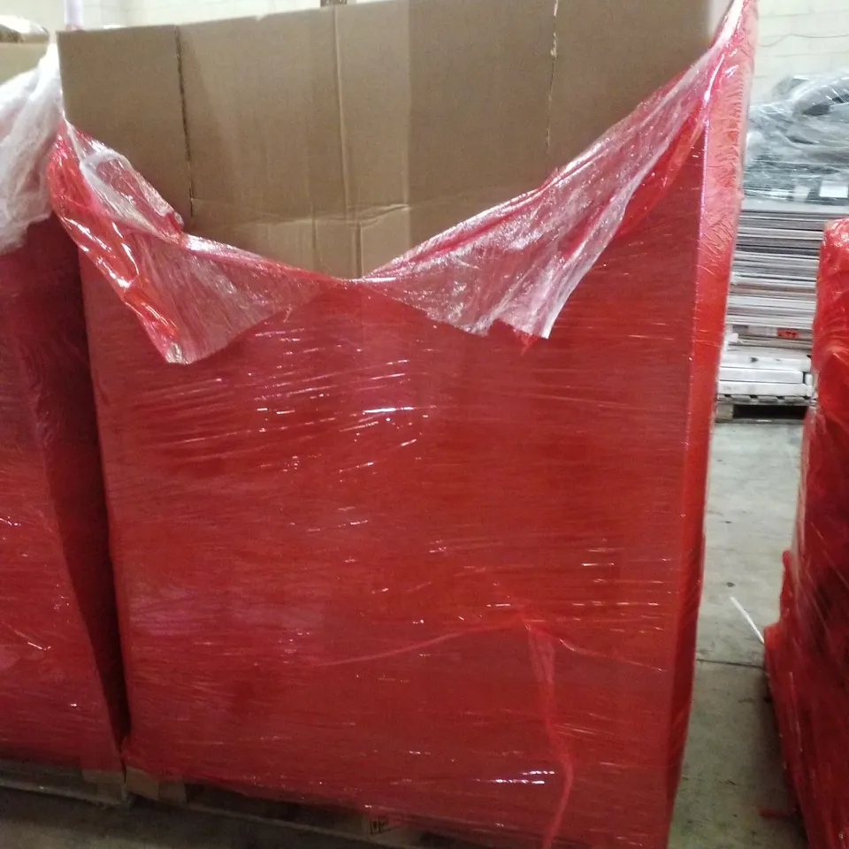 PALLET CONTAINING ASSORTED PRODUCTS INCLUDING DOG GATE, DARTS AUTO SCORING SYSTEM, FITNESS TRAMPOLINE & CEILING FAN LIGHT