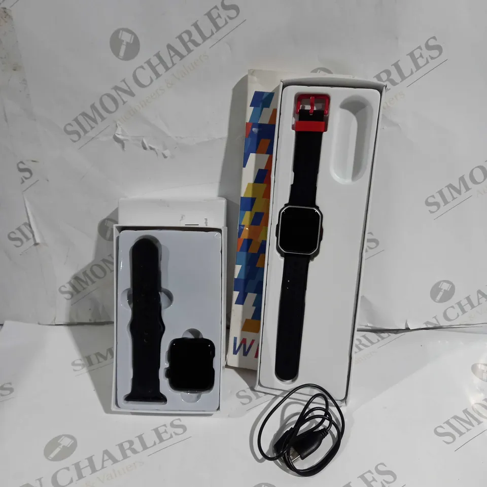 2 SMARTWATCHES TO INCLUDE T500 SMARTWATCH AND KIDS HEART RATE SMART FITNESS TRACKER 