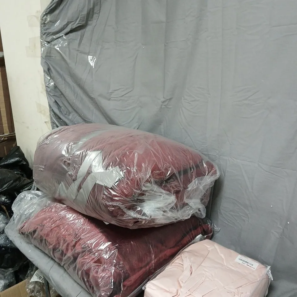 NORTHERN NIGHTS 400TC COTTON PINK DUVET COVER SET 3 PEICES 