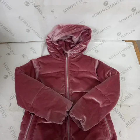 GIRLS MICHAEL KORS ZIPPED PADDED COAT SIZE 7-8 YEARS