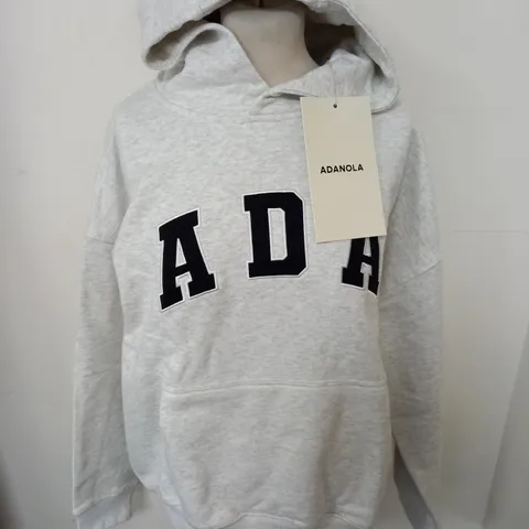 ADANOLA OVERSIZED HOODIE IN LIGHT GREY - S