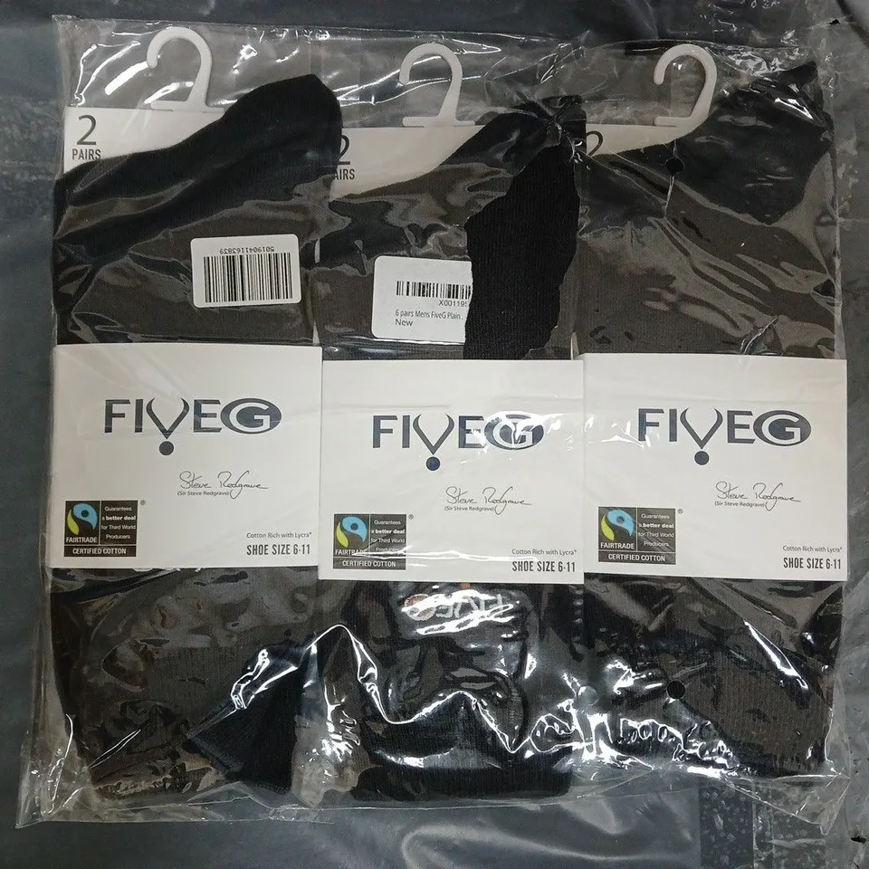 BOX OF APPROXIMATELY 20 PACKS OF FIVE G SOCKS - COLOURS AND SIZES MAY VARY - COLLECTION ONLY