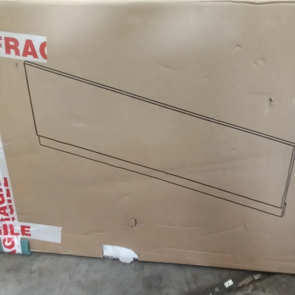BOXED 1600MM BATH FRONT PANNEL - GLOSS WHITE