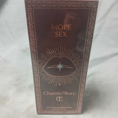 BOXED AND SEALED CHARLOTTE TILBURY MORE SEX EAU DE PARFUM 50ML
