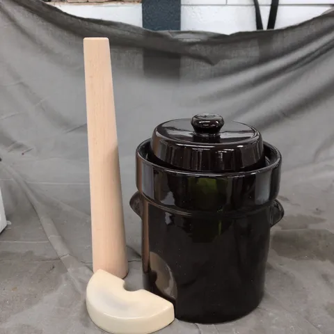 KENLEY FERMENTATION JAR – 1/2 GALLON (2 LITRE) WITH LID