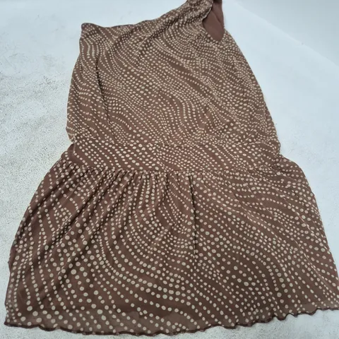 MOTEL BROWN POLKA DOT DRESS β WOMEN'S