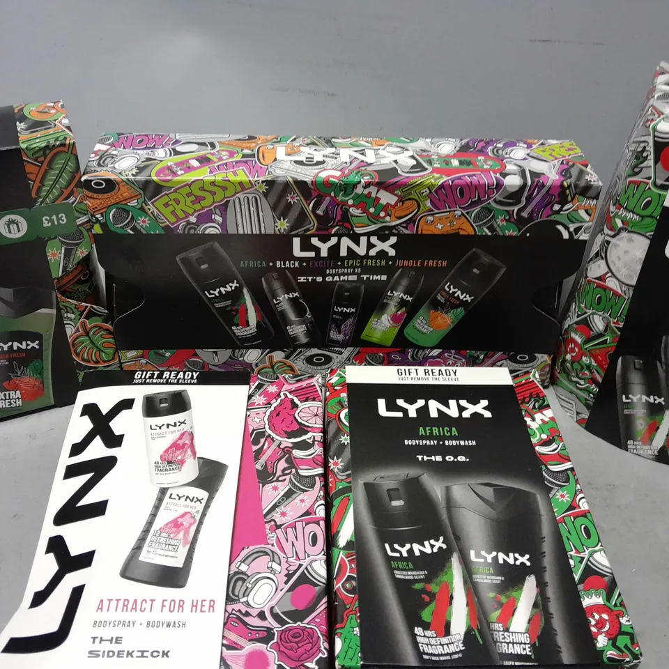 APPROX 14 ASSORTED LYNX BEAUTY GIFT SETS 