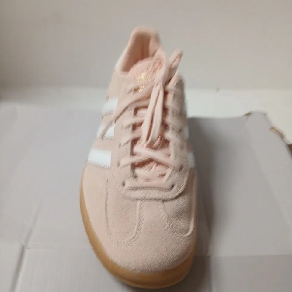 ADIDAS PINK SUEDE TRAINERS – WOMEN'S - UK 7