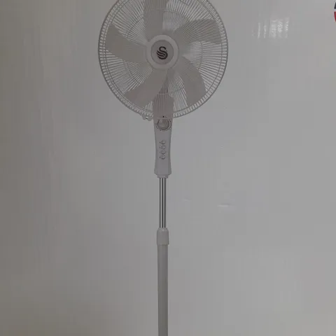 SWAN FREESTANDING STAND FAN - WHITE - BOXED