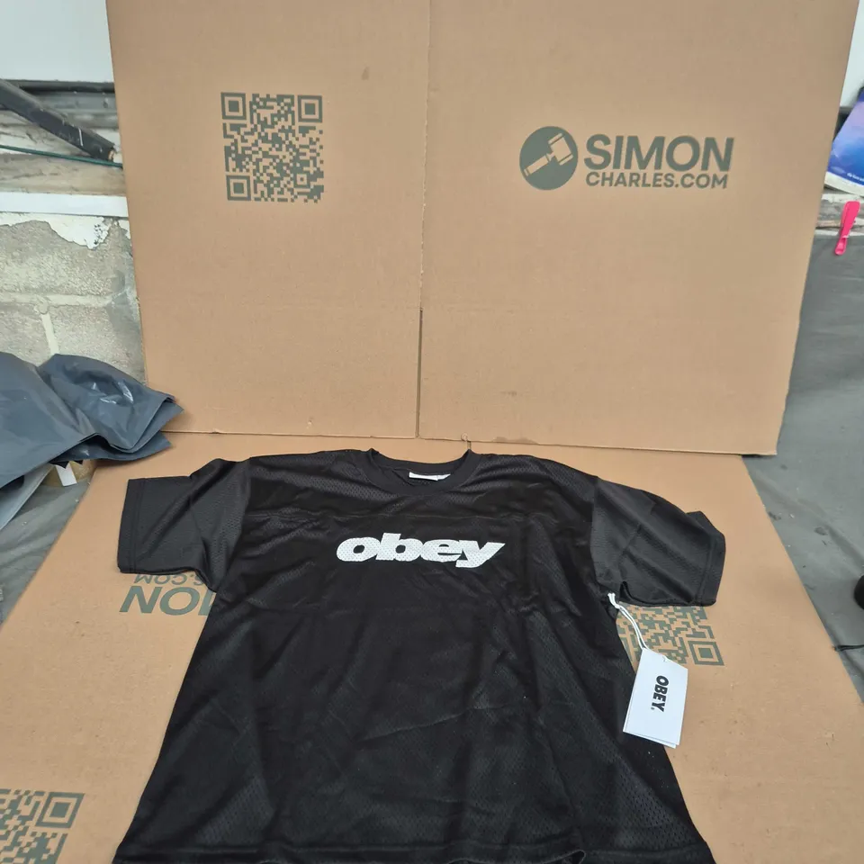 OBEY T-SHIRT – BLACK – SIZE L